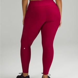 Lululemon Fast and Free High-Rise Fleece Tight 28"